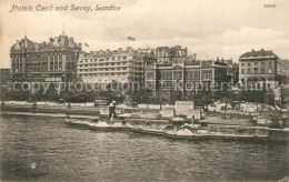 73300050 London Hotels Cecil And Savoy - Sonstige & Ohne Zuordnung