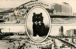 73298698 St Leonards On Sea Marina Bathing Pool Black Cat Marine Court Sun Terra - Andere & Zonder Classificatie