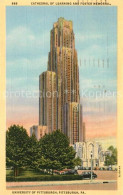 73298627 Pittsburgh Cathedral Of Learning And Foster Memorial University Of Pitt - Sonstige & Ohne Zuordnung