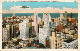 73298589 Chicago_Illinois View From Civic Opera Building Looking Towards Lake Mi - Andere & Zonder Classificatie