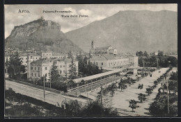 Cartolina Arco, Die Palmen-Promenade Aus Der Vogelschau  - Andere & Zonder Classificatie