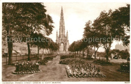 73294126 Edinburgh Pinces Street Gardens Scott Memorial Edinburgh - Sonstige & Ohne Zuordnung