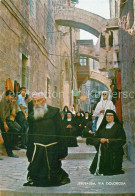 73293681 Jerusalem Yerushalayim Via Dolorosa Procession Jerusalem Yerushalayim - Israele