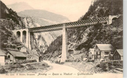13950415 Amsteg Reuss Und Viaduct Gotthardbahn - Otros & Sin Clasificación