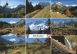 11864135 Adelboden Luftseilbahn Kuehe Alpen Wasserfall Ortsansicht Adelboden BE - Other & Unclassified