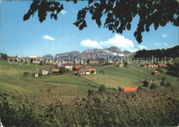 11862505 Schwellbrunn Panorama Mit Saentis Schwellbrunn - Autres & Non Classés