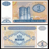 Azerbaijan Bank 1993 1 Manat UNC P-14 - Aserbaidschan