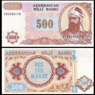 Azerbaijan Bank 1999 500 Manats UNC P-19b - Azerbeidzjan