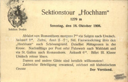 11853155 Kreuzlingen TG Sektion Bodan Sektionstour Hochham Einladung Kreuzlingen - Other & Unclassified