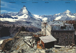 11852705 Zermatt VS Kulmhotel Gornergrat Matterhorn Dt. Blanche  - Autres & Non Classés