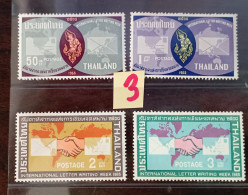 Thailand Stamp 1965 International Letter Writing Week (F-VF , MNH - Thaïlande