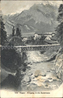 11848745 Bad Ragaz Eingang Badstrasse Bruecke Alpen Bad Ragaz - Altri & Non Classificati