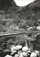 11825545 Foroglio Val Bavona Bruecke Dorfpartie Foroglio Val Bavona - Sonstige & Ohne Zuordnung