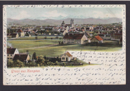 Litho Ansichtskarte Kempten Allgäu Landshut Bayern - Sonstige & Ohne Zuordnung