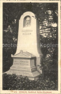 11778705 Zuerich Gottfried Keller Denkmal Zuerich - Sonstige & Ohne Zuordnung