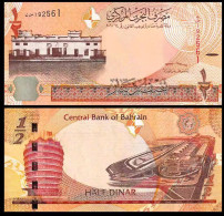 Central Bank Of Bahrain 2016 1/2 Dinar UNC P-30 - Bahrain
