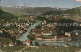 11777205 Baden AG Totalansicht Mit Limmat Baden - Autres & Non Classés