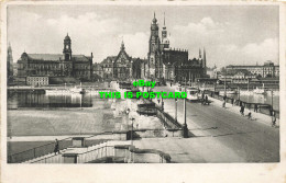 R613311 Unknown Place. Bridge. City. Tram. Stengel. Dresden. 1944 - Monde