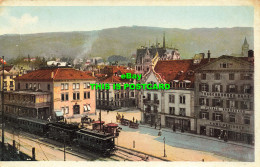R613835 Unknown Place. Buildings. City View. Train. 1906 - Monde