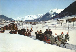 11773175 Davos GR Schlittenfahrt Durchs Sonnige Davosertal Davos Platz - Autres & Non Classés