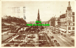 R615179 Princes Street Looking West. Edinburgh. A. 6175. Phototypie. Valentines. - Mundo