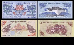Royal Monetary Authority Of Bhutan 1 ，5 Nur Troum - Bhután