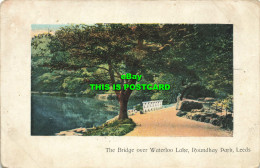 R615203 Bridge Over Waterloo Lake. Roundhay Park. Leeds. Dainty Series. Dennis - Welt