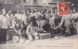 Le Mans (72 Sarthe) 117eme Régiment D'infanterie Lavage De La Vaisselle - Phot. Bouveret édit. Boucher Circulée 1912 - Le Mans