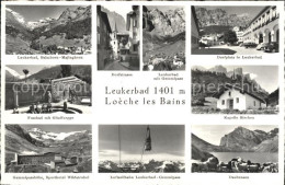 11762195 Leukerbad Dorfplatz Kapelle Birchen Daubensee Luftseilbahn Leukerbad - Autres & Non Classés