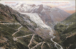 11761795 Rhonegletscher Glacier Du Rhone Grimsel- Furka-Route Rhone Rhone - Andere & Zonder Classificatie