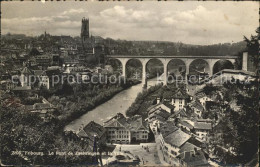 11757495 Fribourg FR Le Pont De Zaehringen Et La Ville Fribourg - Autres & Non Classés