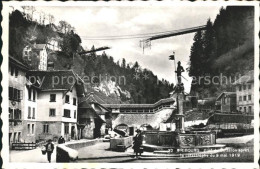 11757345 Fribourg FR Pont De Gotteron Apres La Catastrophe Du 9 Mai 1919 Fribour - Sonstige & Ohne Zuordnung