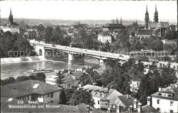 11755375 Basel BS Wettsteinbruecke Muenster Rhein Basel BS - Sonstige & Ohne Zuordnung