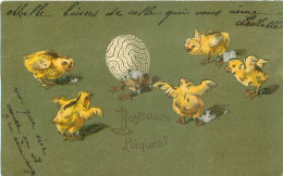 Carte Gaufrée - Oiseaux  Poussins      Q 2602 - Uccelli