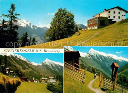 73360650 Brandberg Tirol Steinerkogelhaus Blick Gegen Gruenberg Penken Motiv Am  - Autres & Non Classés