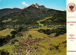 73360630 Mutters Tirol Hotel Pension Mutterer Hof Mit Nockspitze Fliegeraufnahme - Altri & Non Classificati