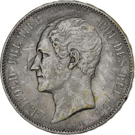 Belgique, Leopold I, 5 Francs, 5 Frank, 1852, Argent, TTB+, KM:17 - 5 Frank