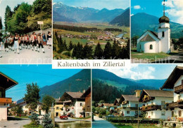 73360568 Kaltenbach Tirol Festumzug Ortsmotive Brunnen Kirche Landschaftspanoram - Sonstige & Ohne Zuordnung