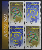 Aserbaidschan H-Blatt Mit 715 D-716 D Postfrisch Europa Der Brief #VQ899 - Aserbaidschan