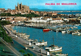 73360508 Palma De Mallorca Club Nautico Y Catedral Palma De Mallorca - Otros & Sin Clasificación