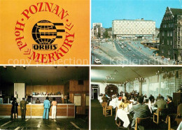 73360434 Poznan Posen Hotel Merkury Rezeption Restaurant Strassenpartie Innensta - Polen
