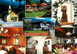 73360406 Flattach Bier Pub Kirche Hotel Flattacher Wirt  Flattach - Andere & Zonder Classificatie