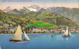 R613390 M 2281. Montreux Et Les Rochers De Naye. Photoglob. Zurich - Mundo