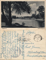 Werder-Magdeburg Adolf-Mittag-See, Messe 1942  Gel. Feldpoststempel WK2 - Sonstige & Ohne Zuordnung