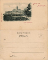 Postcard Niederwald-Wildschütz Dolní Les Vlčice Jagdschloß 1907 - Repubblica Ceca