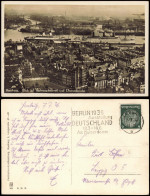 Ansichtskarte Hamburg Blick Auf Hafenstadtviertel Und Dampfer 1934 - Otros & Sin Clasificación