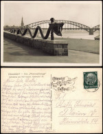 Ansichtskarte Düsseldorf Die Rheinschlange 1934 - Düsseldorf