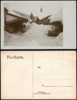 Ansichtskarte  Schnee Lawine Rollt Durch Dorf (Ort Unbekannt) 1910 - Zu Identifizieren