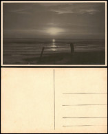 Ansichtskarte  Stimmungsbild Natur Auf- O. Untergehende Sonne Am Meer 1940 - Non Classés