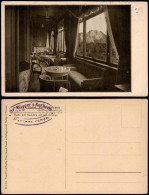 Ansichtskarte Garmisch-Partenkirchen Jeschkes Hotel - Halle Mit Ausblick 1928 - Garmisch-Partenkirchen